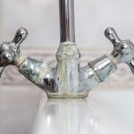 Limescale on a tap